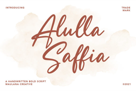 Alulla Saffia: Elegant Script Fonts for Modern Web Design