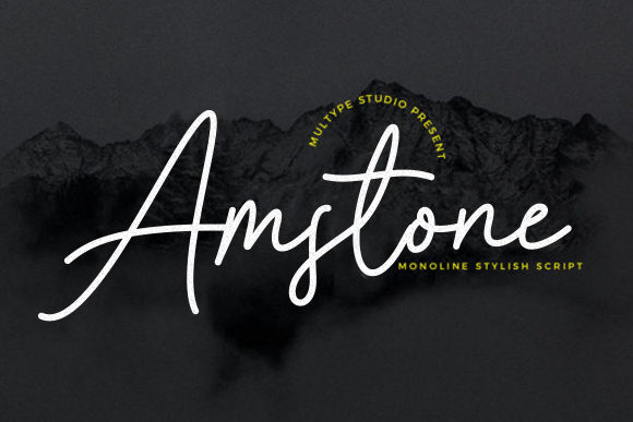 Amstone Script Font for Elegant Digital Branding