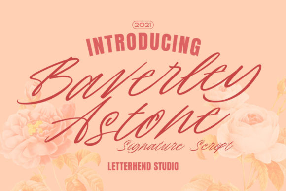 Baverley Astone: The Script Handwritten Font for Boutique Branding