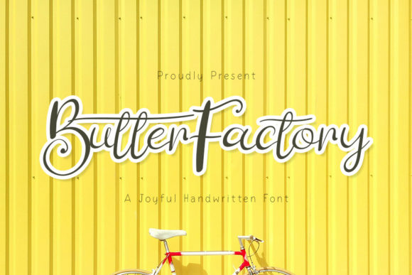 Butter Factory Typeface for Elegant Brand Identity Projects