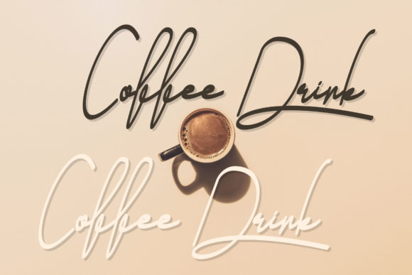 Coffee Drink Typeface Review for Editorial Design