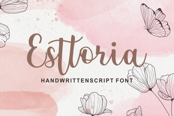 Esttoria: The Elegant Script Font for Premium Brand Visuals