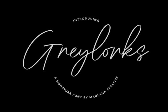 Greylorks Thin Script Font for Elegant Craft Projects