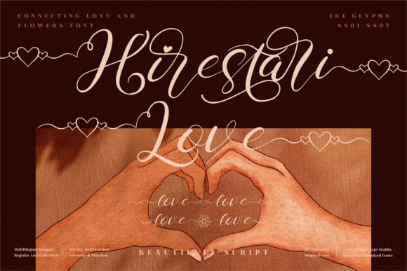 Hirestari Love Typeface Review for Elegant Branding