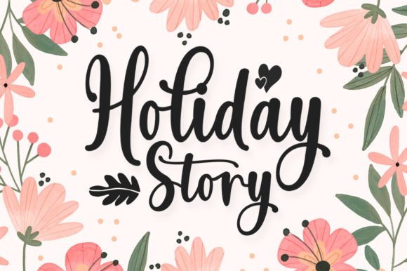 Holiday Story Duo: A Luxury Script and Sans Serif Typeface for Branding