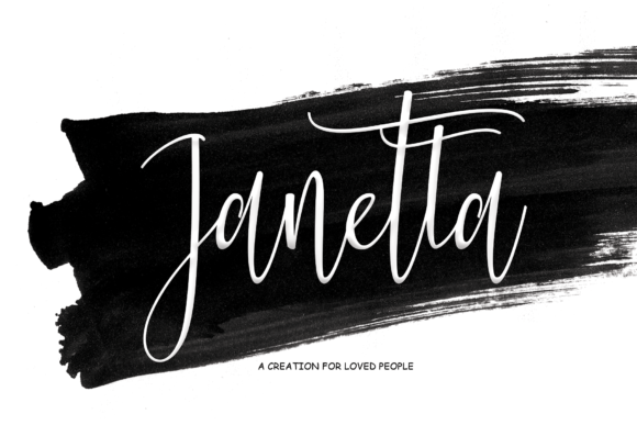 Janetta Script Font for Elegant Editorial Design