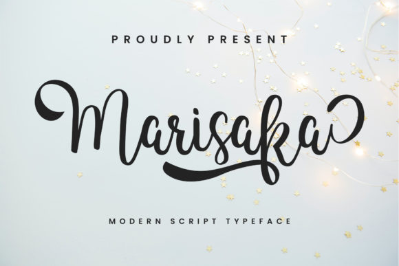 Marisaka Script Font for Elegant Editorial Design
