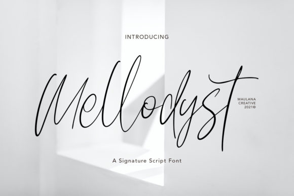 Mellodyst: The Delicate Script Font for Romantic Craft Designs