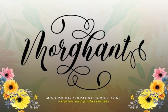 Morghant: A Modern Script Font for Elegant Branding