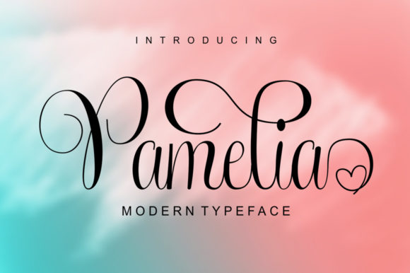 Pamelia: A Refined Script Typeface for Editorial Design