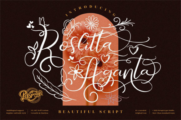 Roslitta Aganta: Elegant Script Font Review