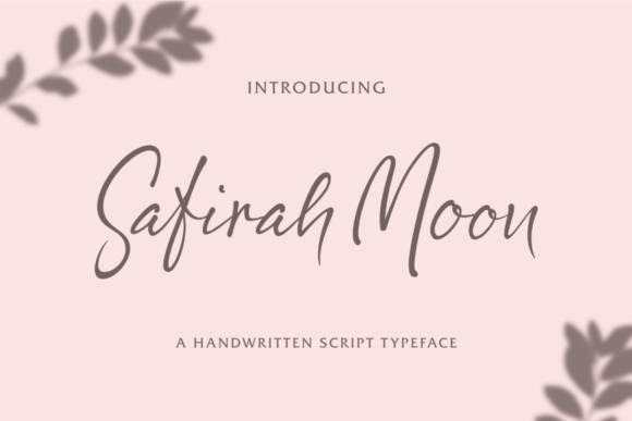 Safirah Moon: The Sweet Script Font for Campaign Visuals