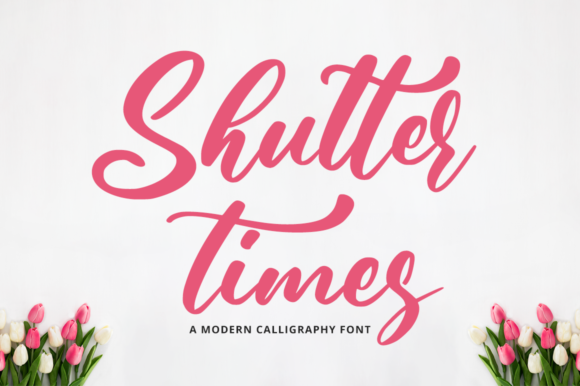 Shutter Times: The Romantic Script Font for Boutique Branding