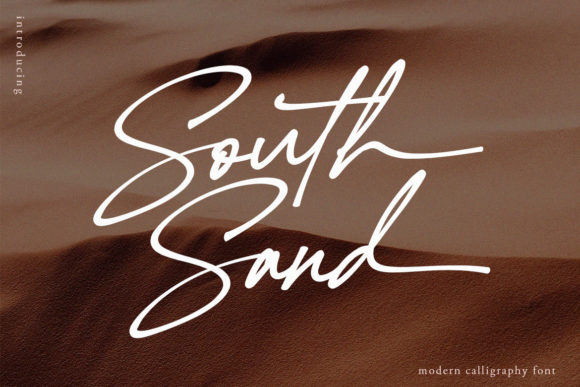 South Sand Script Font Review for Elegant Branding