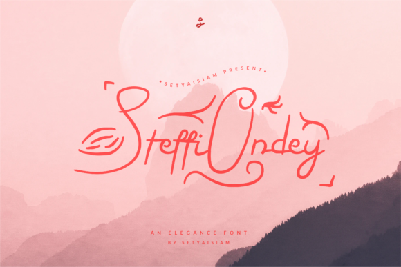 Steffi Ondey Typeface Review: Elevating Editorial Design with Refined Script Typography