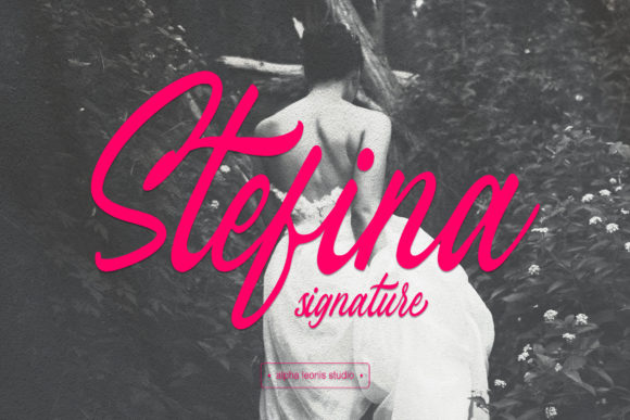 Stefina Signature Typeface Review for Elegant Branding