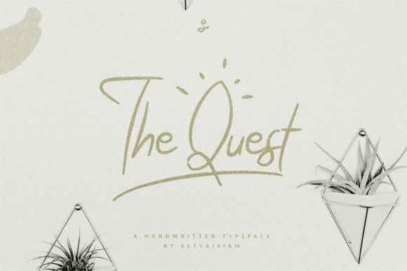 The Quest Script Font for Elegant Brand Identity