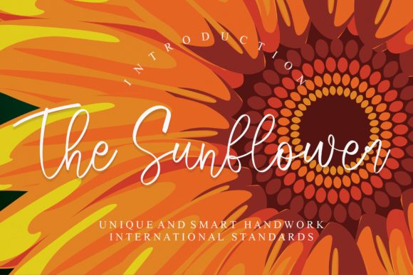 The Sunfalower: A Thin Script Font for Elegant Editorial Design