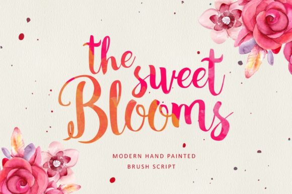 The Sweet Blooms: Elegant Script Fonts for Brand Identity
