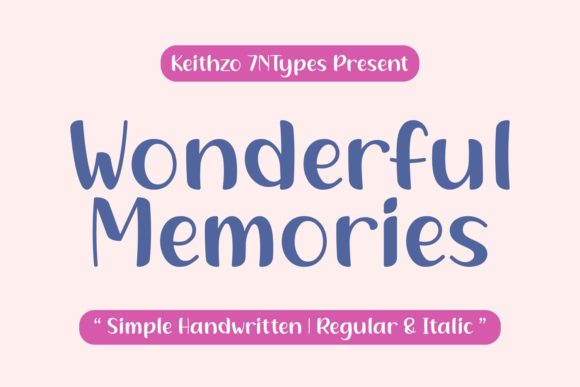 Wonderful Memories: A Magical Script Font for Elegant Brand Campaigns