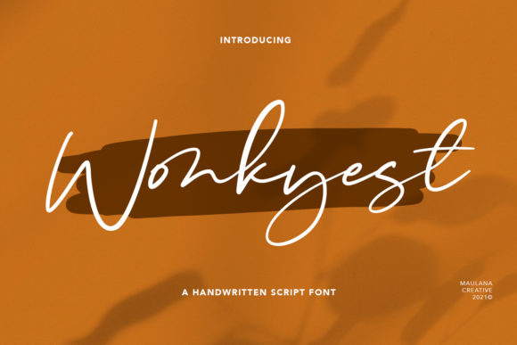 Wonkyest: The Refined Script Font for Elegant Branding and Invitations
